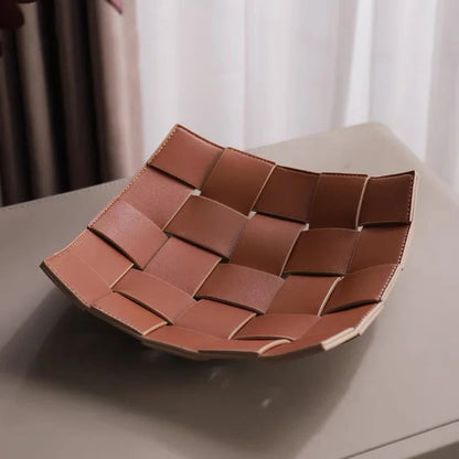 Bandeja de Almacenamiento de Cuero PU | Organizador Elegante 3