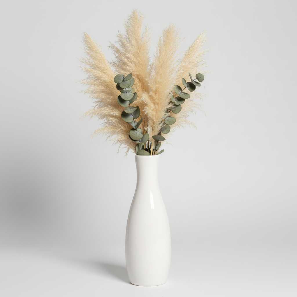 Florero de Cerámica Redondeado | Decoración Moderna 2