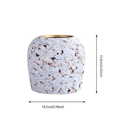 Jarrón Terrazo | Jarrón Decorativo de Cerámica para Flores 3
