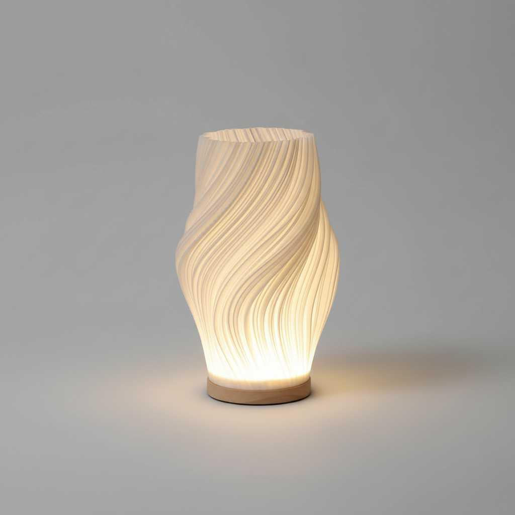 Lámpara Wavecrest | Lámpara de Mesa Contemporánea 0