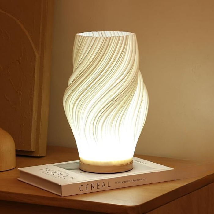 Lámpara Wavecrest | Lámpara de Mesa Contemporánea 3