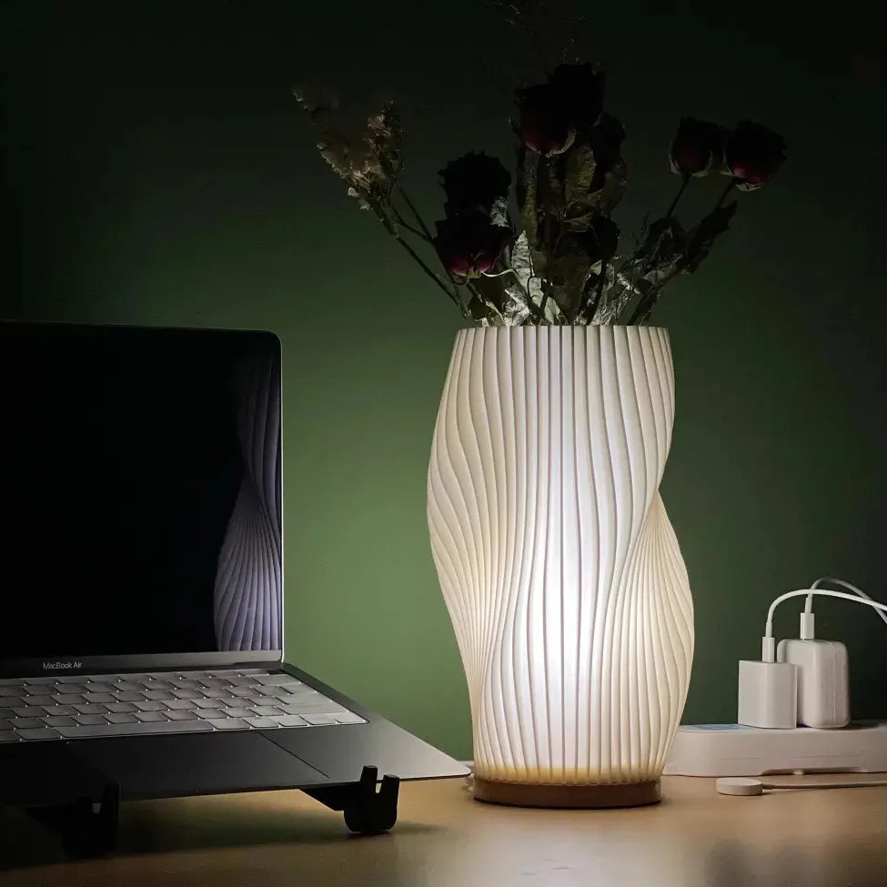 Lámpara Wavecrest | Lámpara de Mesa Contemporánea 4