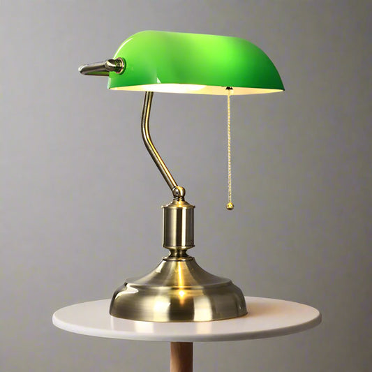 Lámpara de Mesa de Cristal | Iluminación Clásica para Hogar 0