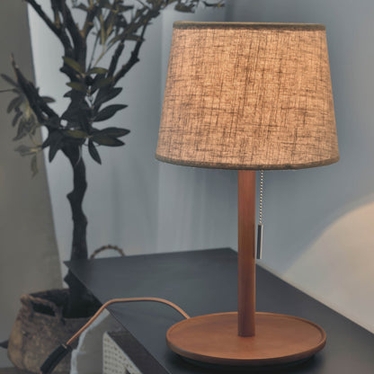 Lámpara de Mesa de Madera de Nogal | Lámpara Nórdica 2