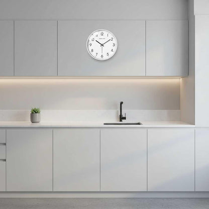 Reloj de Pared Moderno Silencioso Blanco | Decoración Contemporánea 1